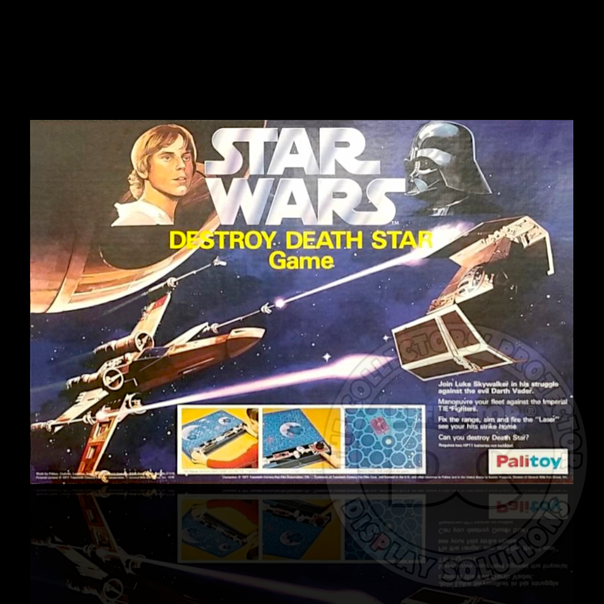 Star Wars Destroy Death Star Game (Palitoy) Display Case