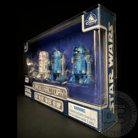 Star Wars Droid Factory 4 Pack Figure Display Case