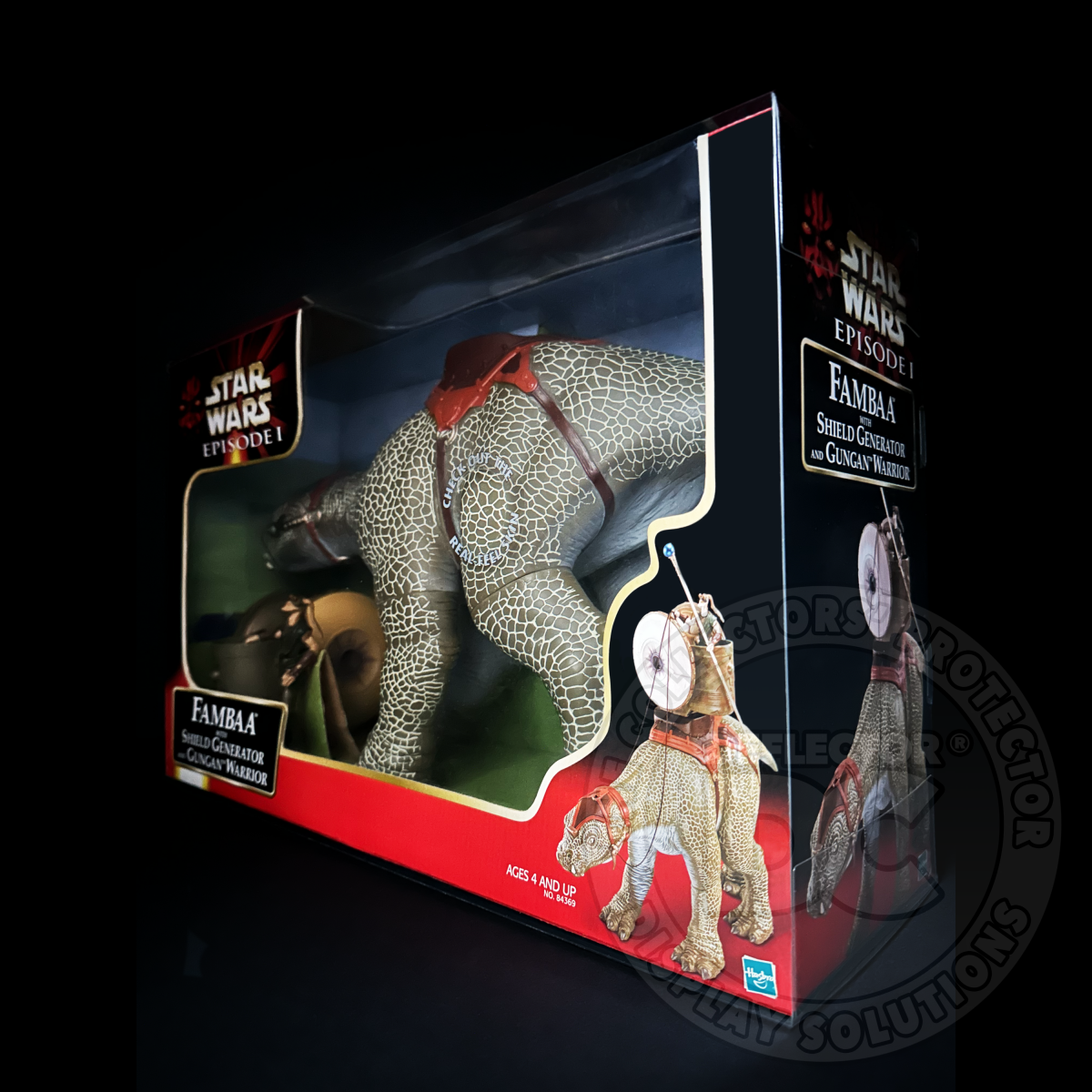 Star Wars Episode I Fambaa with Shield Generator and Gungan 