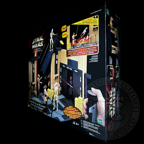 Star Wars Episode I Motorized Theed Hangar Playset Display