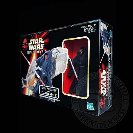 Star Wars Episode I Sith Speeder And Darth Maul Display Case