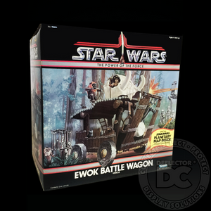 Star Wars Ewok Battle Wagon (Kenner) Vehicle Display Case