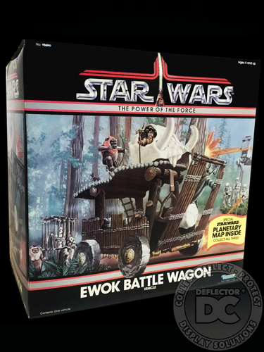 Star Wars Ewok Battle Wagon (Kenner) Vehicle Display Case