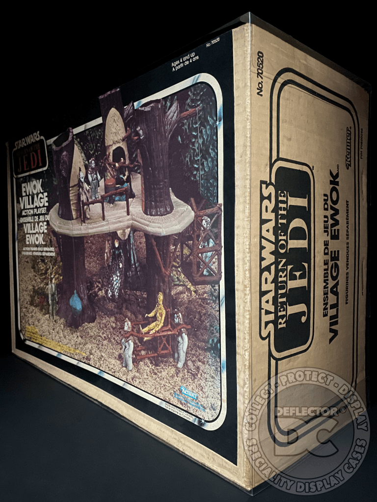 Star Wars Ewok Village Action Playset (Kenner) Display Case