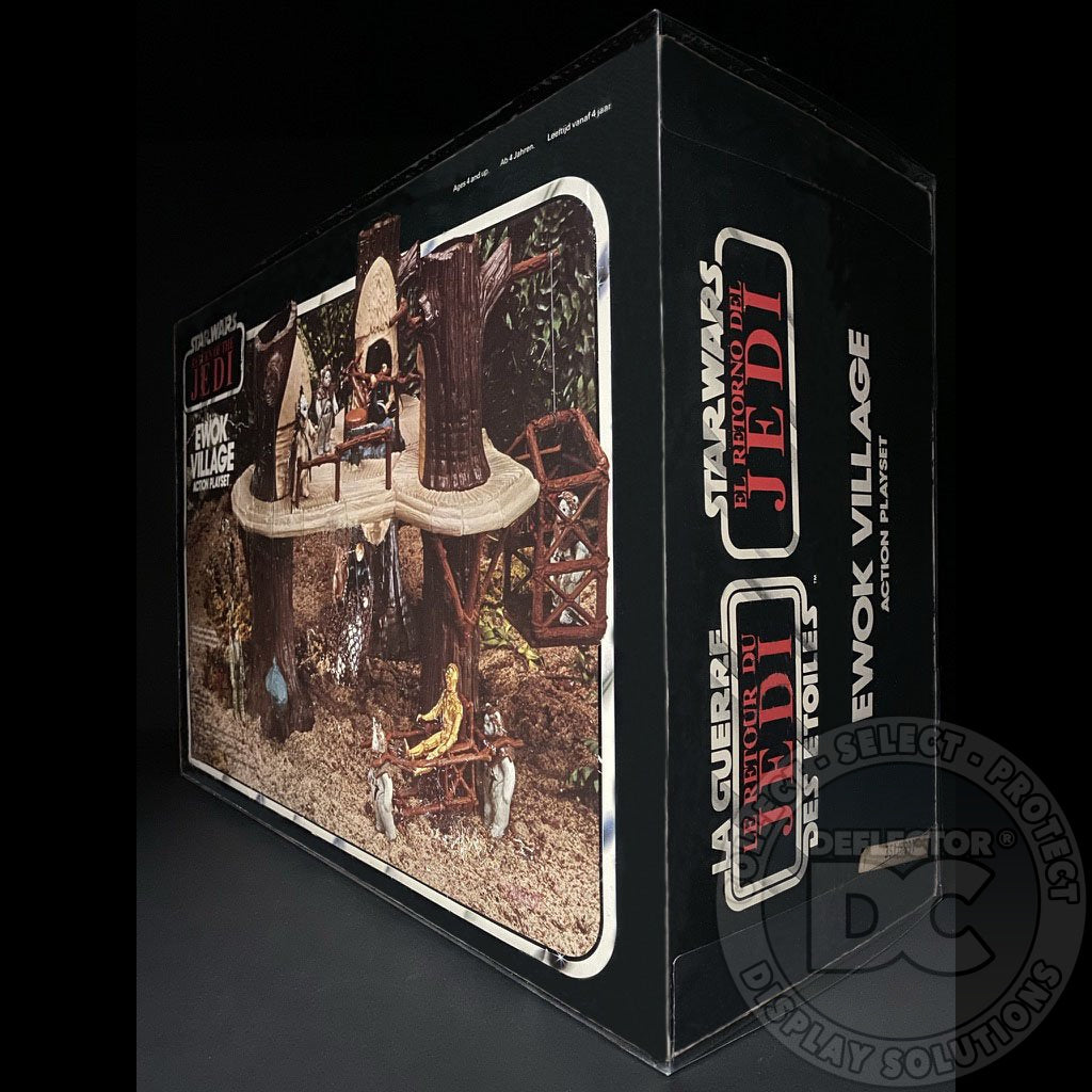 Star Wars Ewok Village Action Playset (Palitoy) Display Case