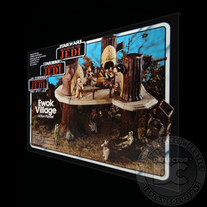 Star Wars Ewok Village Action Playset (Tri-Logo) Display