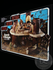 Star Wars Ewok Village Action Playset (Tri-Logo) Display