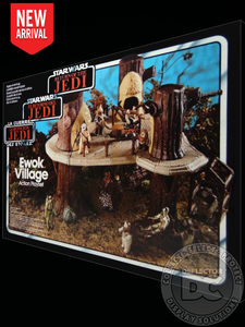 Star Wars Ewok Village Action Playset (Tri-Logo) Display