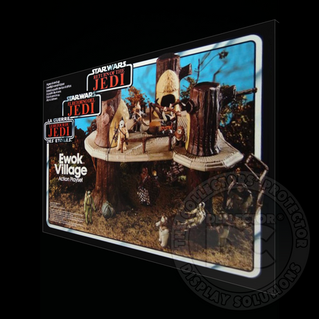 Star Wars Ewok Village Action Playset (Tri-Logo) Display