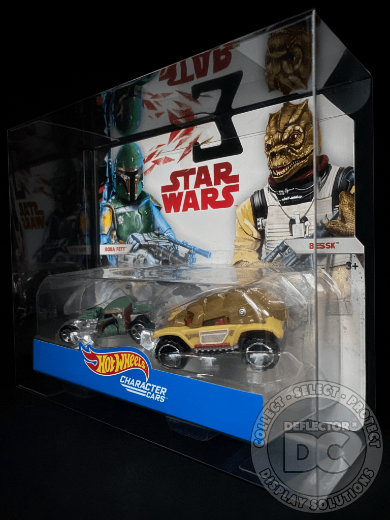 Star Wars Hot Wheels Character Cars 2 Pack Folding Display