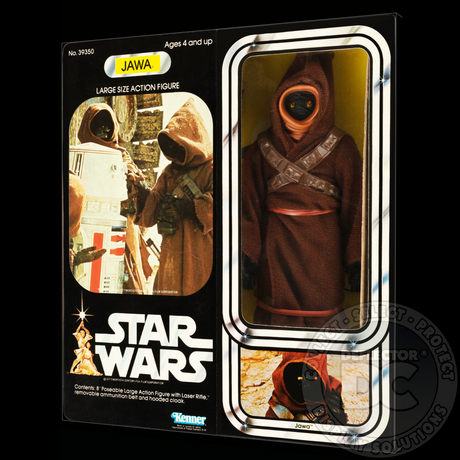 Star Wars Jawa 12 Inch Large Size Action Figure Display Case