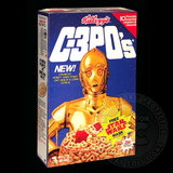 Star Wars Kellogg’s C - 3PO Cereal Box Display Case
