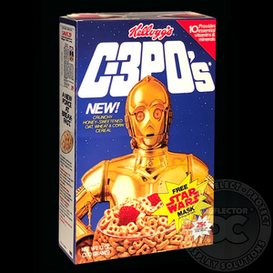 Star Wars Kellogg’s C - 3PO Cereal Box Display Case