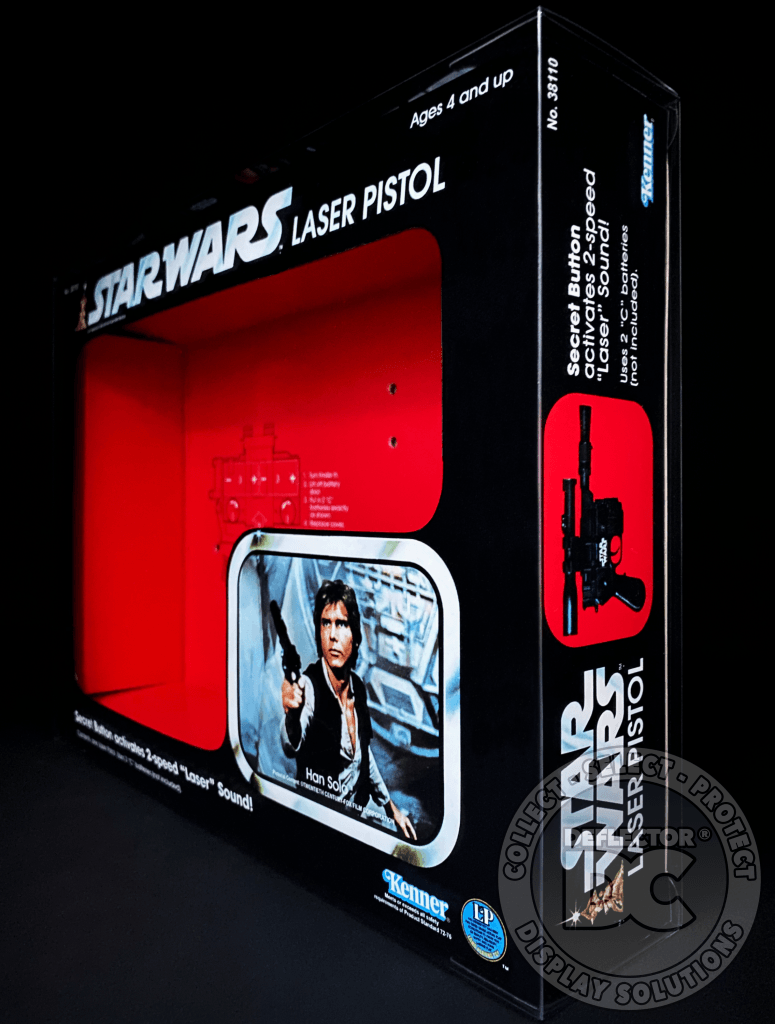 Star Wars Laser Pistol (Kenner/Palitoy) Display Case