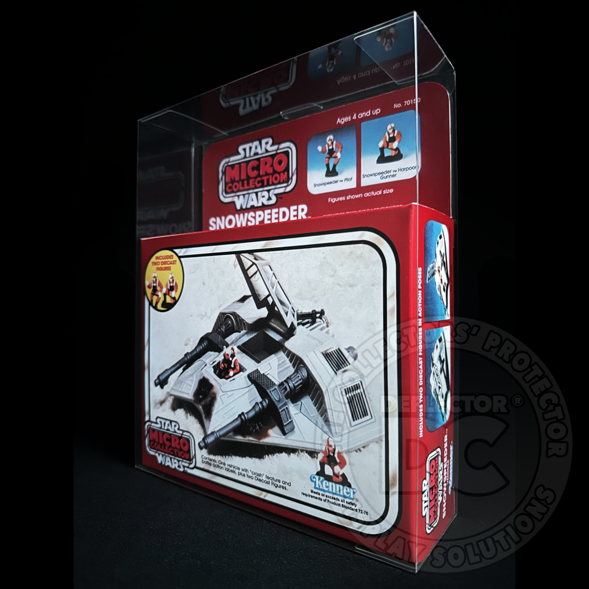 Star Wars Micro Collection Snowspeeder Vehicle Display Case