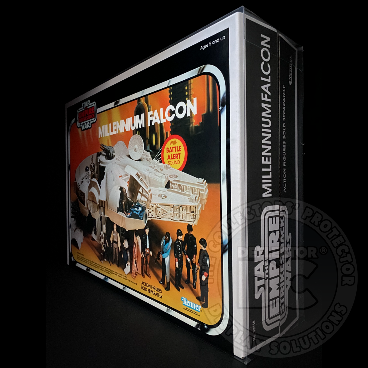 Star Wars Millennium Falcon Spaceship (Kenner) Display Case – Deflector DC