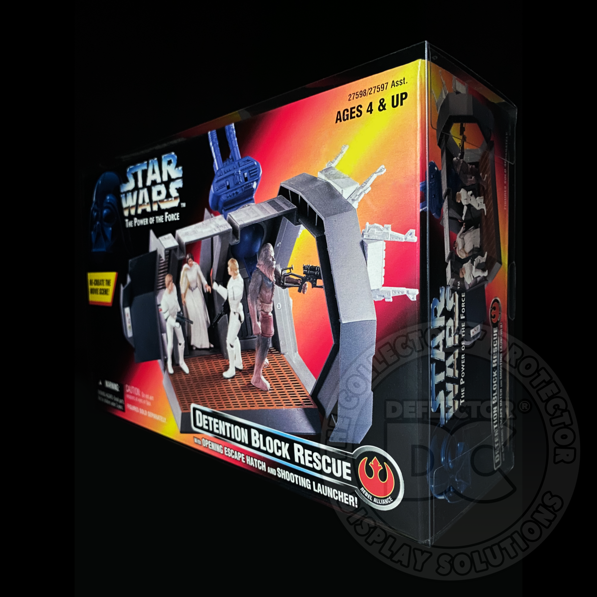 Star Wars The Power Of The Force Detention Block Rescue Display 