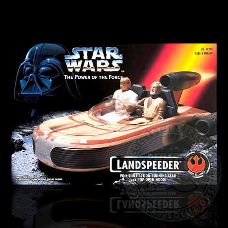 Star Wars The Power Of The Force Landspeeder Display Case
