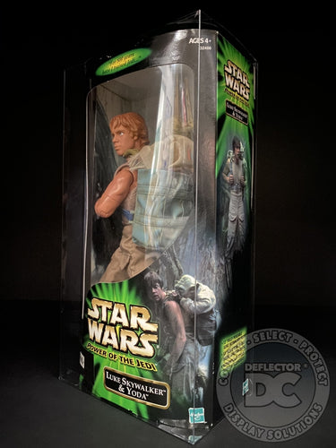 Star Wars Power Of The Jedi Luke Skywalker & Yoda 12 Inch