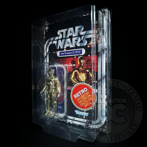 Star Wars Retro Collection Figure Blister Display Case