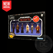 Load image into Gallery viewer, Star Wars Retro Collection The Acolyte Multipack Figure Display Case Folding Display Case