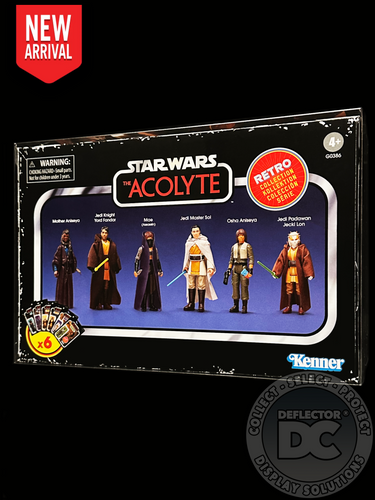 Star Wars Retro Collection The Acolyte Multipack Figure Display Case Folding Display Case