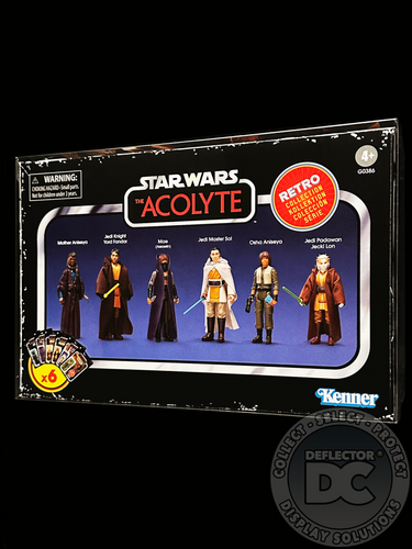 Star Wars Retro Collection The Acolyte Multipack Figure Display Case Folding Display Case