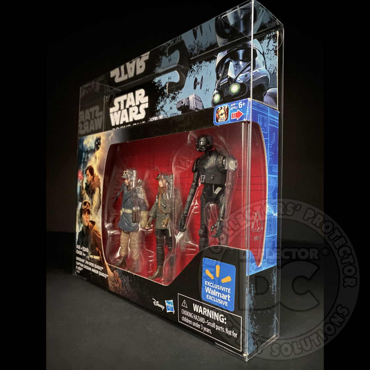 Star Wars Rogue One 3 Pack (Walmart) Figure Folding Display