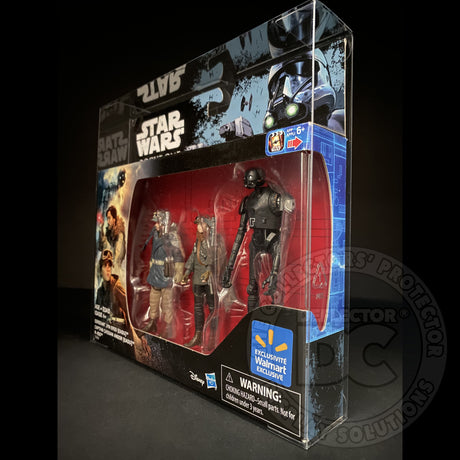 Star Wars Rogue One 3 Pack (Walmart) Figure Folding Display