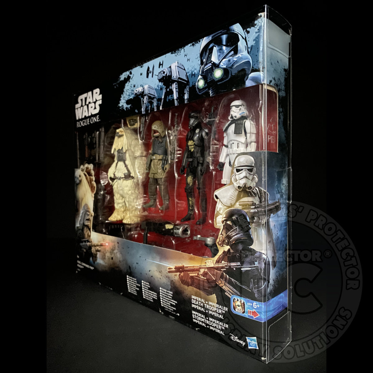 Star Wars Rogue One 4 Pack Figure Folding Display Case