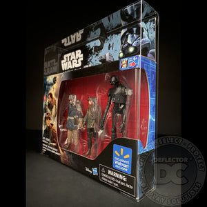 Star Wars Rogue One 3 Pack (Walmart) Figure Folding Display