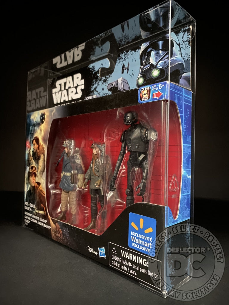 Star Wars Rogue One 3 Pack (Walmart) Figure Folding Display