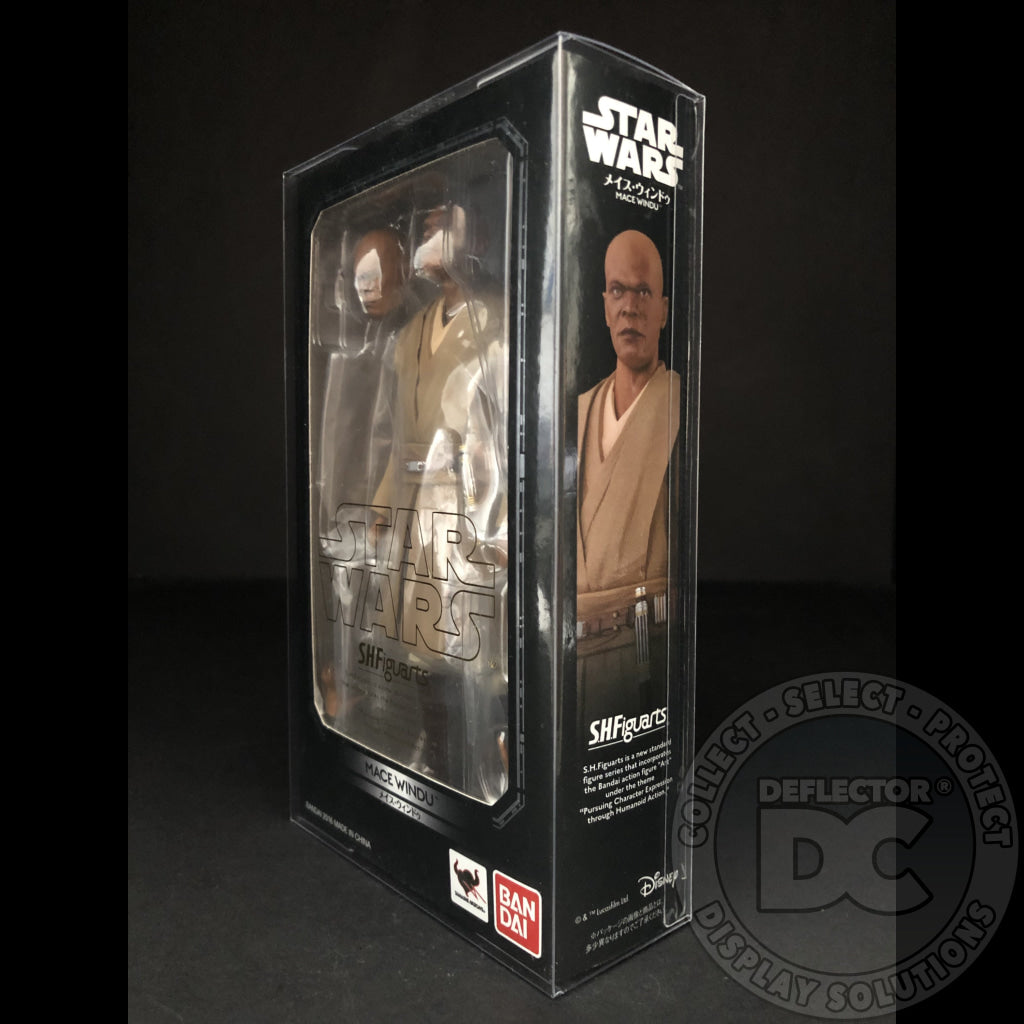 Star Wars Bandai S.H. Figuarts Mace Windu AOTC Display Case