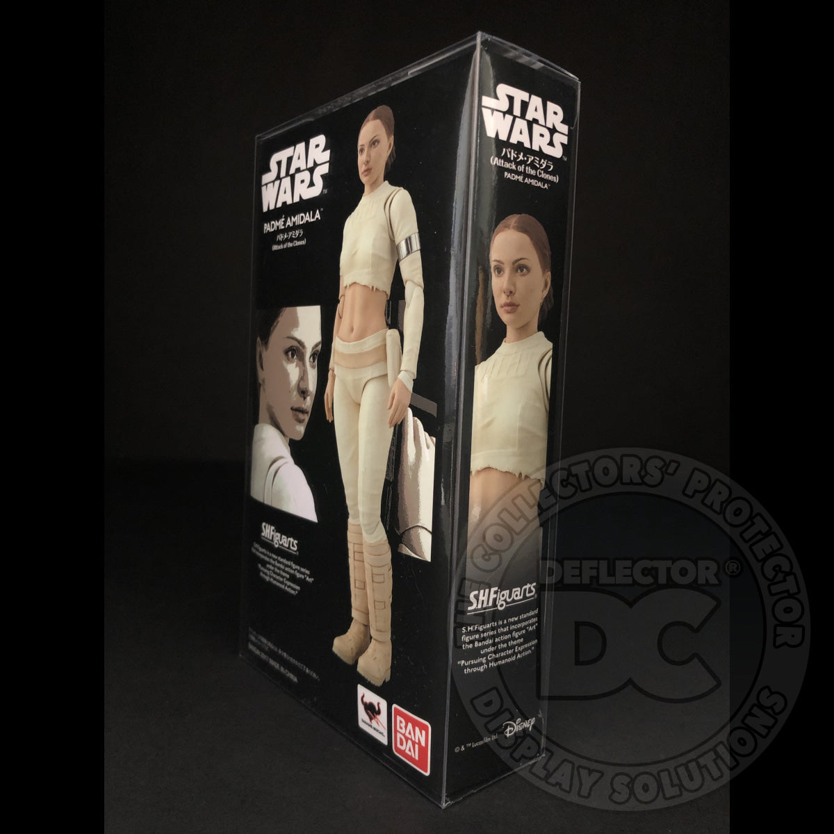 Star Wars Bandai S.H. Figuarts Padmé Amidala AOTC Display