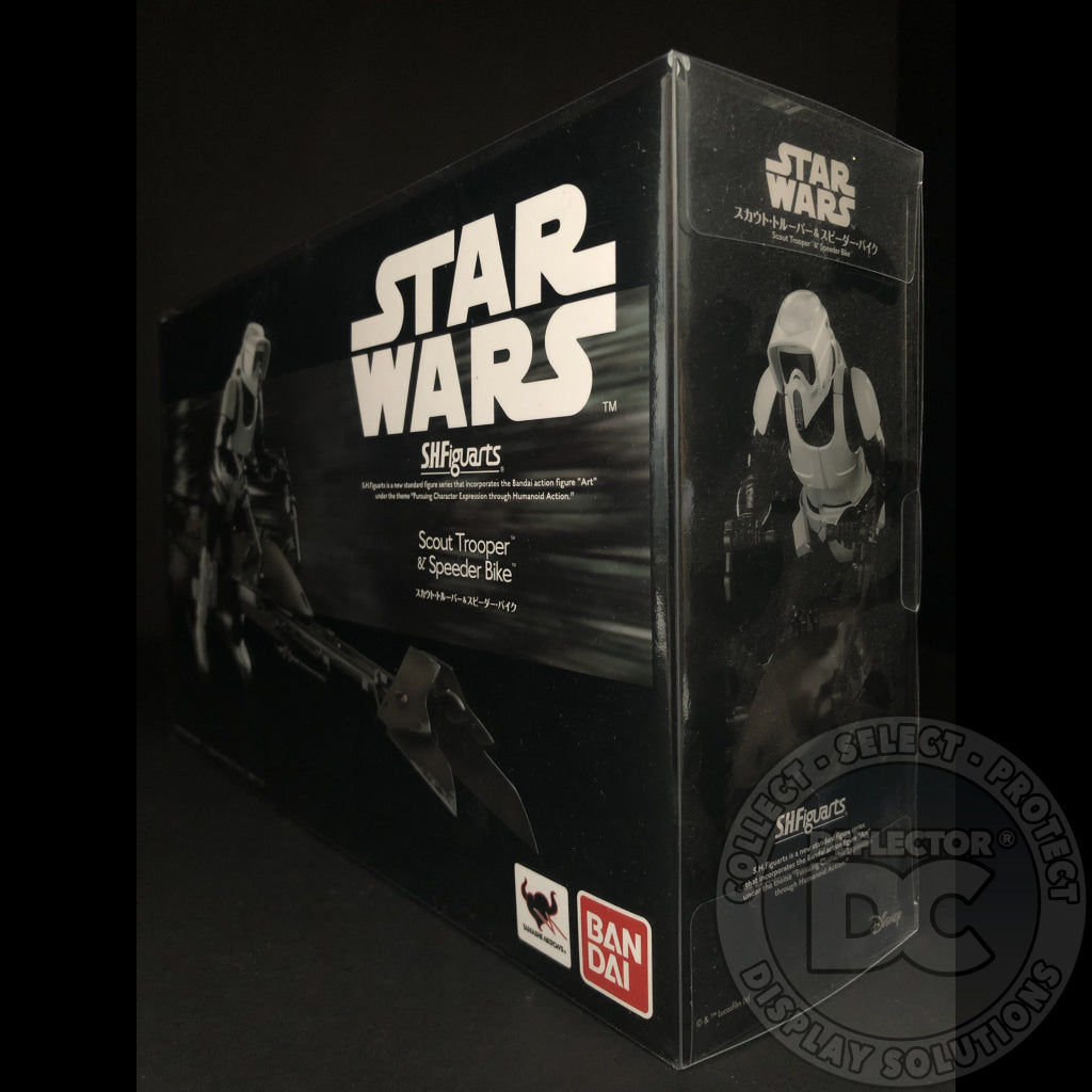 Star Wars Bandai S.H. Figuarts Scout Trooper and Speeder