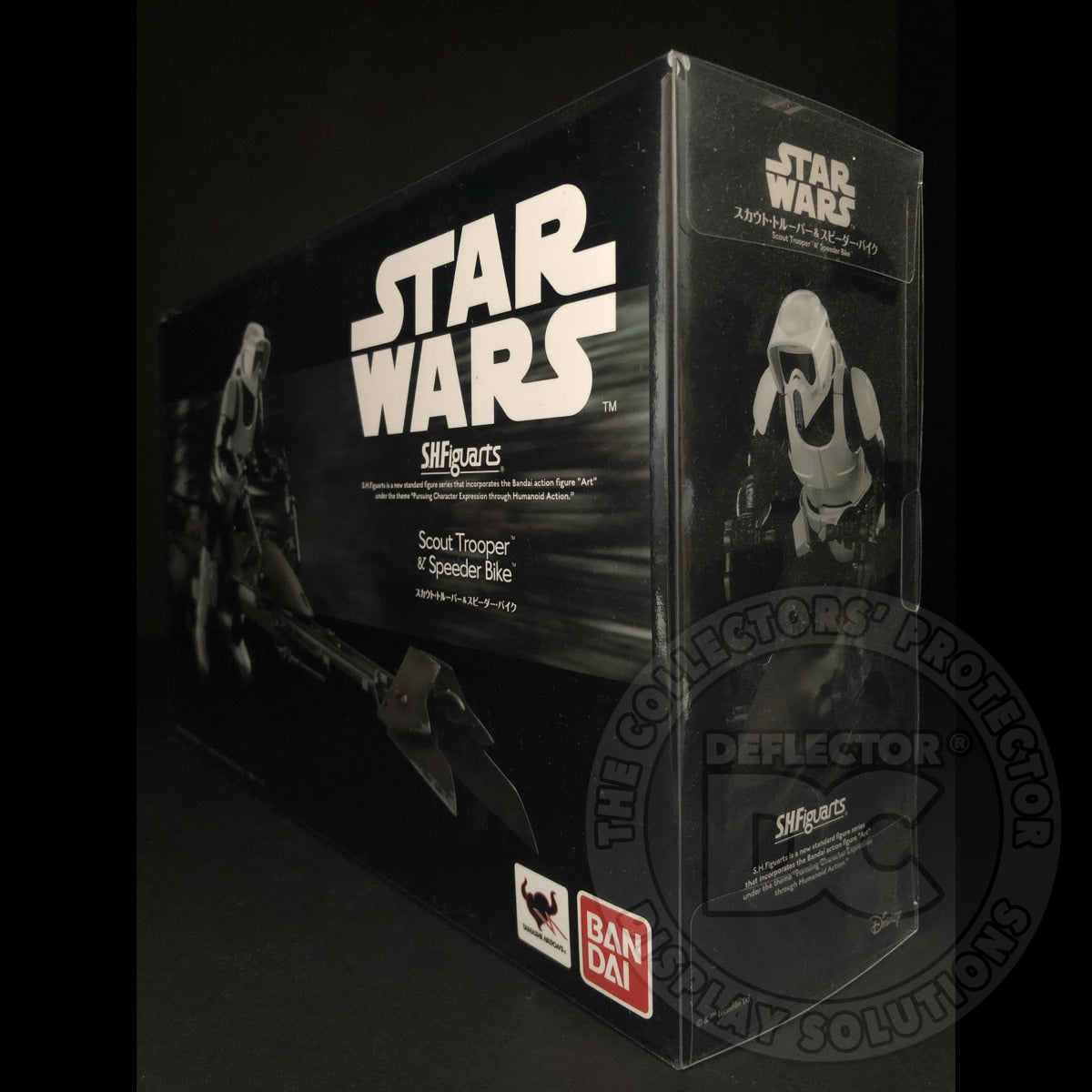 Star Wars Bandai S.H. Figuarts Scout Trooper and Speeder