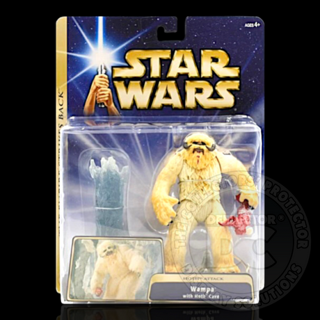 Star Wars Saga Hoth Attack Wampa With Hoth Cave Display Case