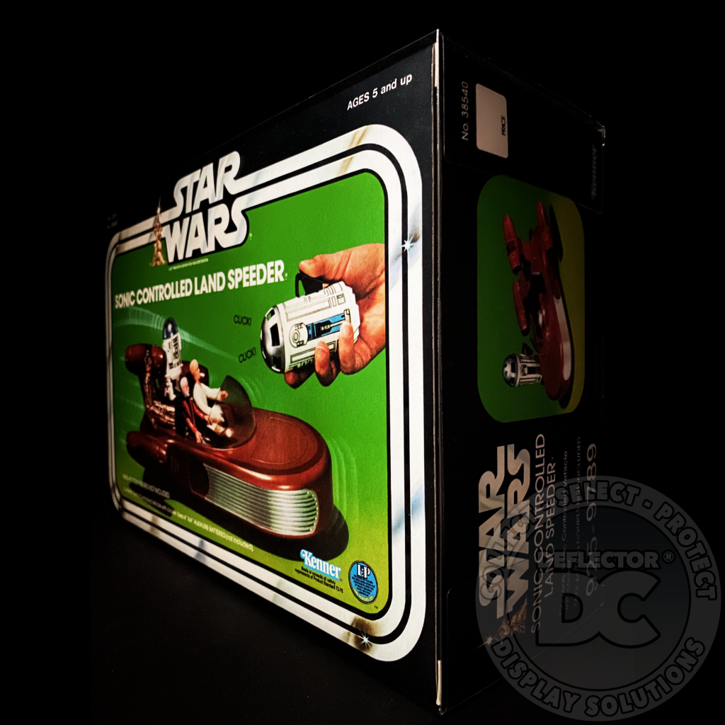 Star Wars Sonic Controlled Landspeeder (Kenner) Display Case