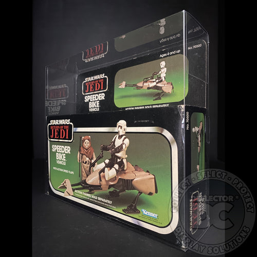 Star Wars Speeder Bike Vehicle (Kenner) Display Case