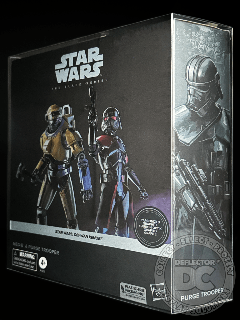 Star Wars The Black Series NED-B & Purge Trooper Figure Display Case – Deflector DC