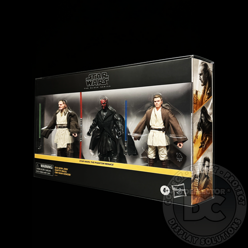 Star Wars Black Series Phantom Menace 3 Pack Figure Display