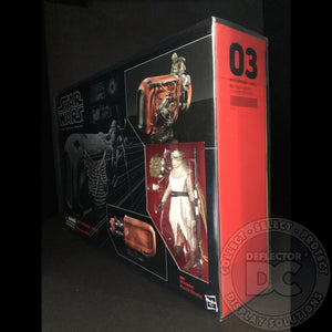 Star Wars The Black Series Rey’s Speeder (Jakku) Display