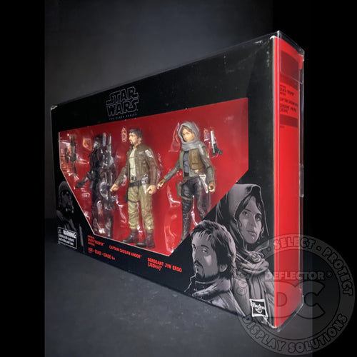 Star Wars The Black Series Rogue One 3 Pack Figure Display