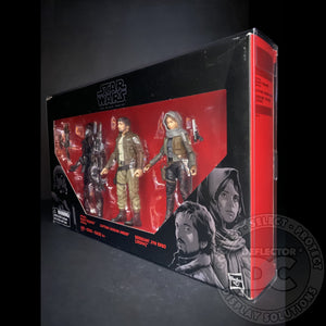 Star Wars The Black Series Rogue One 3 Pack Figure Display