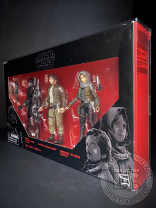 Star Wars The Black Series Rogue One 3 Pack Figure Display