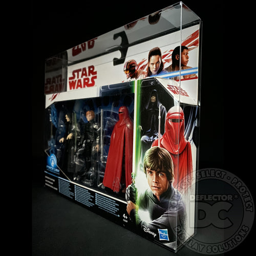 Star Wars The Last Jedi 3 Pack Figure Folding Display Case