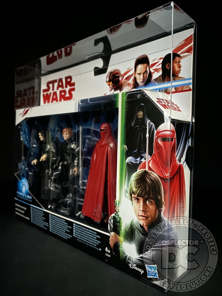 Star Wars The Last Jedi 3 Pack Figure Folding Display Case