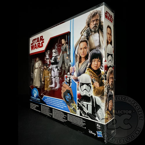 Star Wars The Last Jedi 4 Pack Figure Folding Display Case