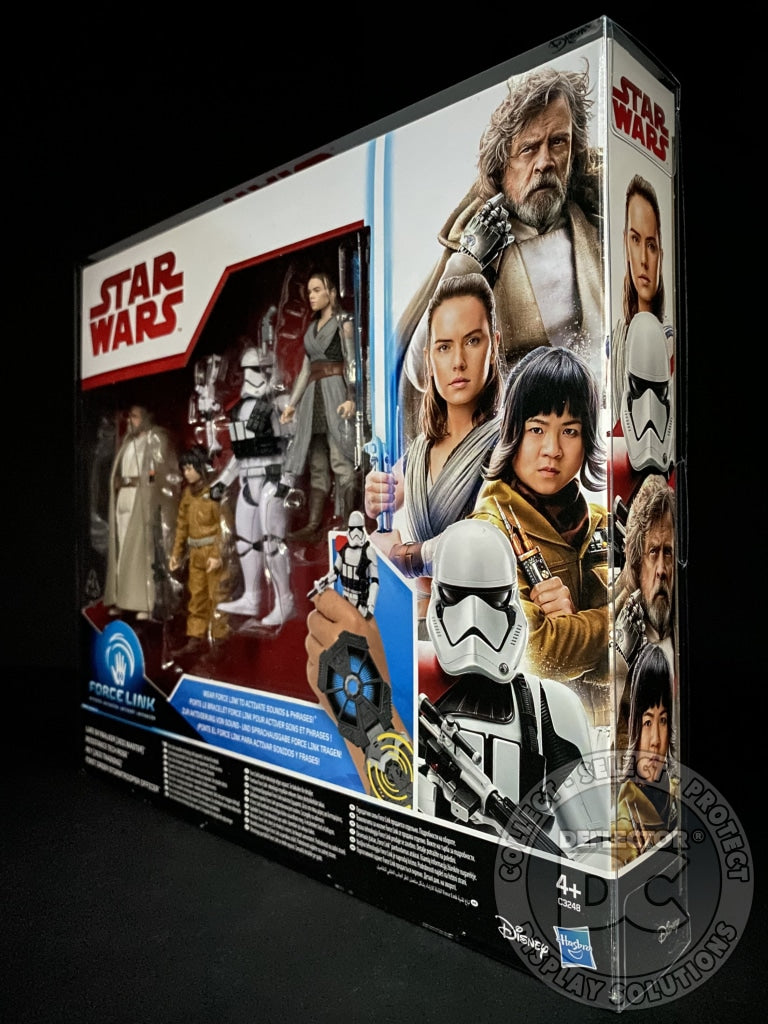 Star Wars The Last Jedi 4 Pack Figure Folding Display Case