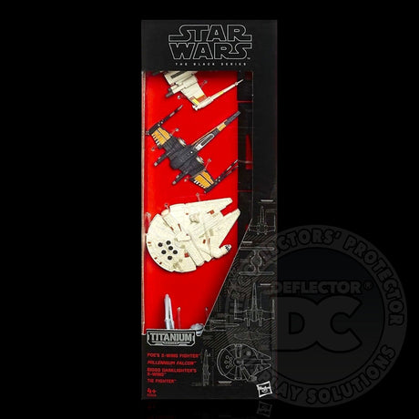 Star Wars Titanium Series Vehicle 4 Pack Display Case